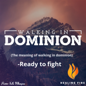 Walking in dominion - (The meaning of walking in dominion) Must be ready to fight