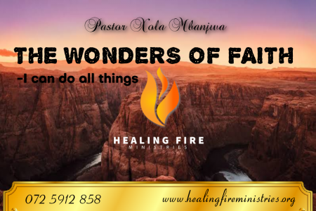 Wonders of faith- I can do all things