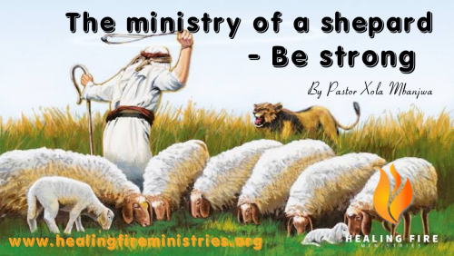 Ministry of a shepard - Be strong